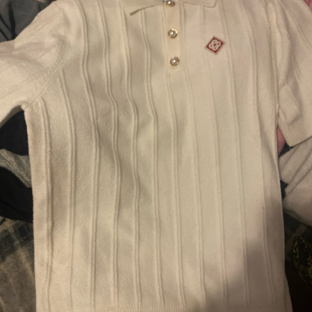 White Diamond Logo Polo Shirt Casablanca